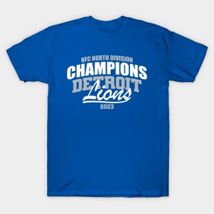 Lions 2023 NFC NORTH CHAMPS T-Shirt